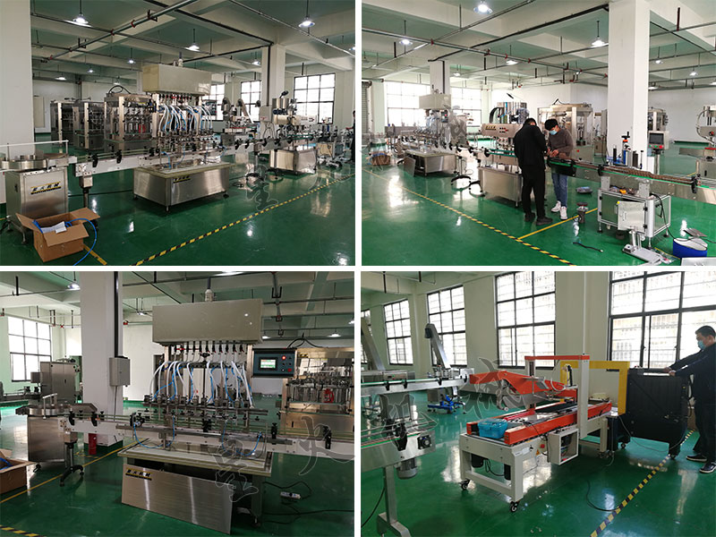 南京星火全自動(dòng)消毒液灌裝線設(shè)備廠房詳情展示